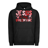 Pigment Black jesus is my valentine Urban Hoodie - MaliasSmallBusiness