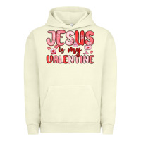 Pigment Pistachio jesus is my valentine Urban Hoodie - MaliasSmallBusiness