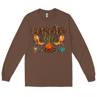 Chestnut camping life Long Sleeve Tee - texasbilliewilder