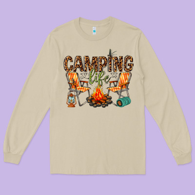 Long Sleeve Tee camping life