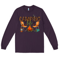 Plum camping life Long Sleeve Tee - texasbilliewilder