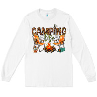White camping life Long Sleeve Tee - texasbilliewilder