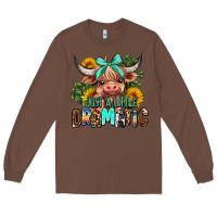 Chestnut just a little dramatic Long Sleeve Tee - AdoDesignShop