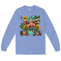 Colony Blue just a little dramatic Long Sleeve Tee - AdoDesignShop