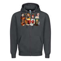 Smoke harry coffee cups Zipper Hoodie - Zillion Design Studio