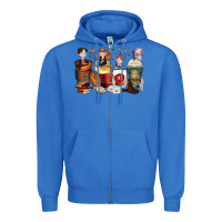 True Royal harry coffee cups Zipper Hoodie - Zillion Design Studio