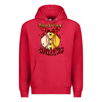 Cardinal busy raising ballers malia Premium Hoodie - MaliasSmallBusiness