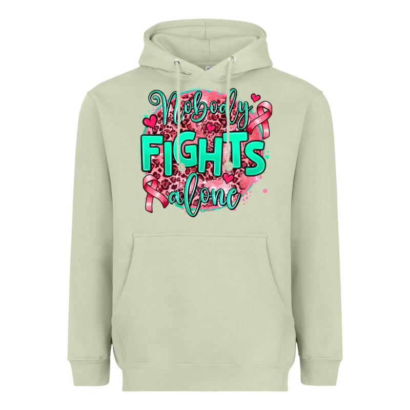 Nobody Fights Alone Heavyweight Hoodie by AdoDesignShop | Teevron