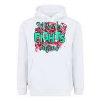 White nobody fights alone Heavyweight Hoodie - AdoDesignShop