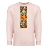 Pale Pink autumn squirrel Premium Sweatshirt - BundleAndBundleShop