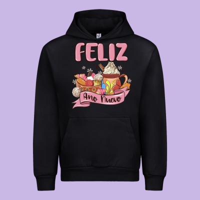 Mexican New Year Urban Hoodie Designed By Maliassmallbusiness