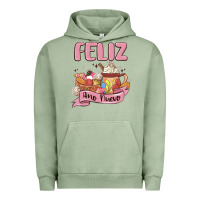 Pigment Oil Green mexican new year Urban Hoodie - MaliasSmallBusiness