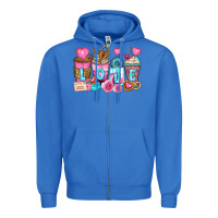 True Royal valentine's day coffee cups Zipper Hoodie - Zillion Design Studio