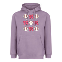 Lavender baseball coquette bow Heavyweight Hoodie - JahusDesignShop