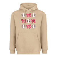 Mushroom baseball coquette bow Heavyweight Hoodie - JahusDesignShop