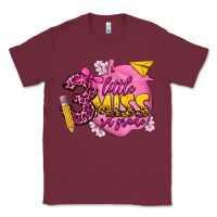 Burgundy little miss 3 rd grade Classic Tee - texasbilliewilder