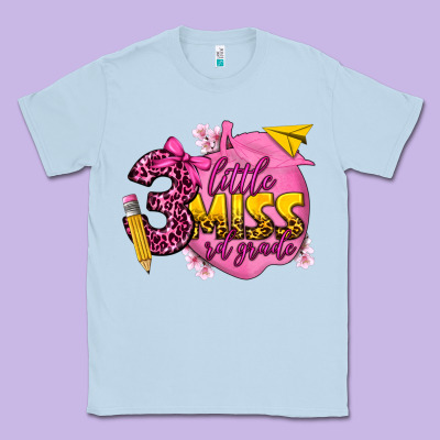 Little Miss 3 Rd Grade Classic Tee Designed By Texasbilliewilder