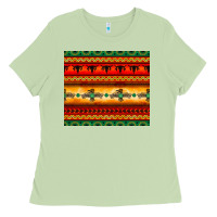 Matcha thunderbird bullskull Aztec pattern Ladies Tee - BarkalooDesign