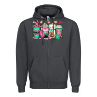 Smoke pharmacy coffee cups Zipper Hoodie - Zillion Design Studio