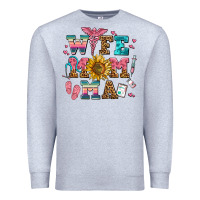 Heather Grey wife mom ma Premium Sweatshirt - AdoDesignShop