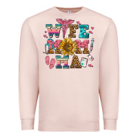 Pale Pink wife mom ma Premium Sweatshirt - AdoDesignShop