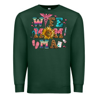 Sports Green wife mom ma Premium Sweatshirt - AdoDesignShop