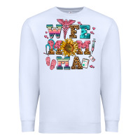 White wife mom ma Premium Sweatshirt - AdoDesignShop