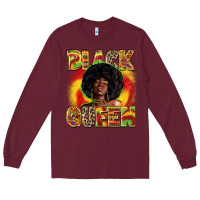 Burgundy black queen Long Sleeve Tee - Zillion Design Studio