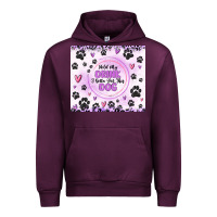 Mauve Wine hold my drink i gotta pet this dog Urban Hoodie - MaliasSmallBusiness