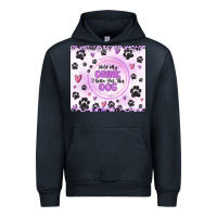 Navy hold my drink i gotta pet this dog Urban Hoodie - MaliasSmallBusiness