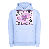 Pigment Grape Ice hold my drink i gotta pet this dog Urban Hoodie - MaliasSmallBusiness