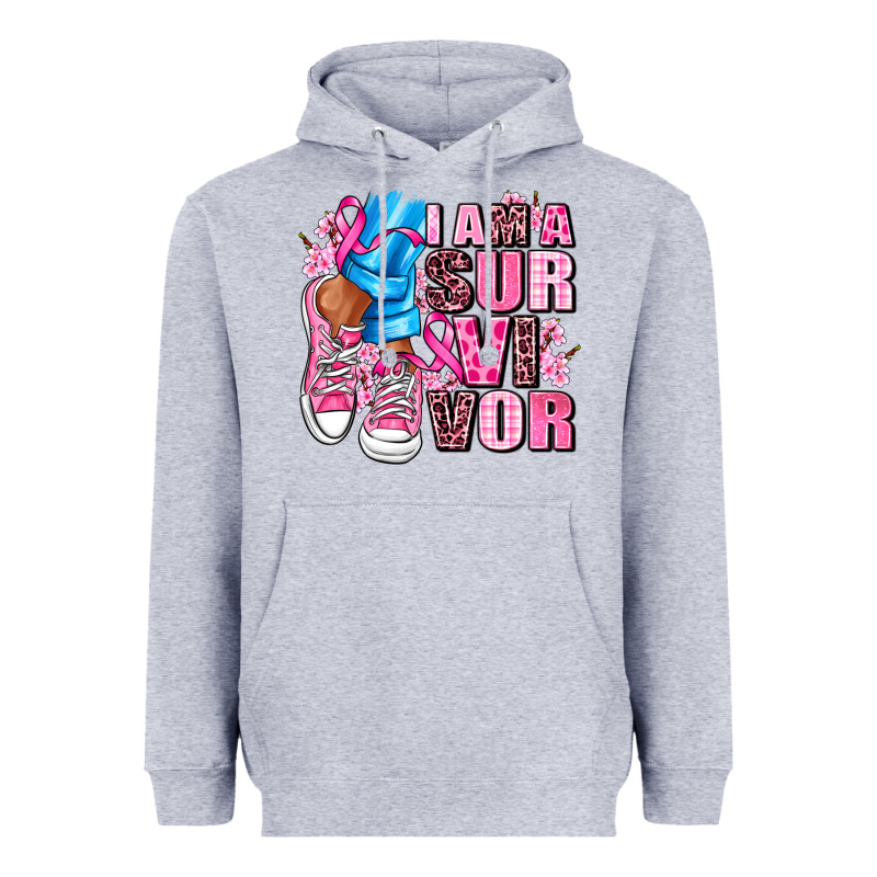 I Am A Survivor Heavyweight Hoodie by AdoDesignShop | Teevron