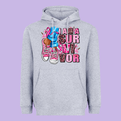 I Am A Survivor Heavyweight Hoodie Designed By Adodesignshop