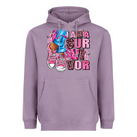 Lavender i am a survivor Heavyweight Hoodie - AdoDesignShop