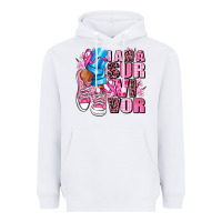 White i am a survivor Heavyweight Hoodie - AdoDesignShop