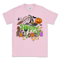 Bubblegum Pink happy halloween farm animals Classic Tee - Zillion Design Studio