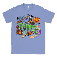 Colony Blue happy halloween farm animals Classic Tee - Zillion Design Studio