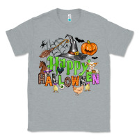 Heather Grey happy halloween farm animals Classic Tee - Zillion Design Studio
