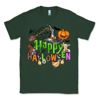 Sports Green happy halloween farm animals Classic Tee - Zillion Design Studio