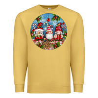 Antique Gold christmas gnomes ornament Premium Sweatshirt - Artiststas