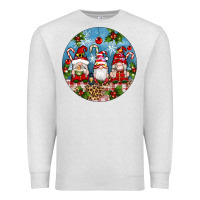 Oatmeal Heather christmas gnomes ornament Premium Sweatshirt - Artiststas