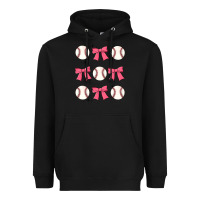 Baseball Coquette Bow Heavyweight Hoodie | Teevron