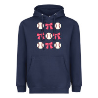 Navy baseball coquette bow Heavyweight Hoodie - JahusDesignShop