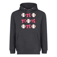 Smoke baseball coquette bow Heavyweight Hoodie - JahusDesignShop