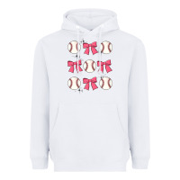 White baseball coquette bow Heavyweight Hoodie - JahusDesignShop