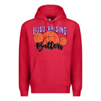 Cardinal busy raising ballers Premium Hoodie - MaliasSmallBusiness