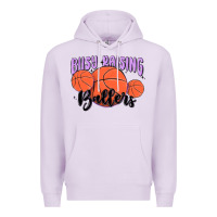 Lilac busy raising ballers Premium Hoodie - MaliasSmallBusiness