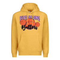 Mustard busy raising ballers Premium Hoodie - MaliasSmallBusiness