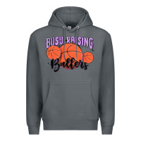 Rock busy raising ballers Premium Hoodie - MaliasSmallBusiness