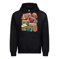 Black country cassette tapes Urban Hoodie - MaliasSmallBusiness